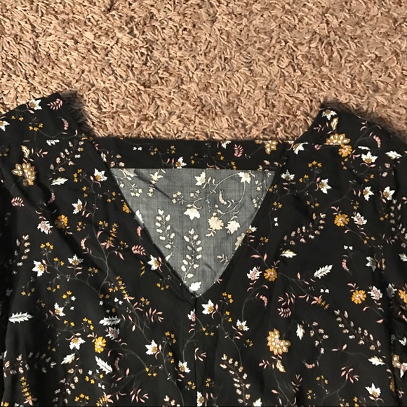 Gap Floral Open Back Shift Dress - Picture 2 of 3